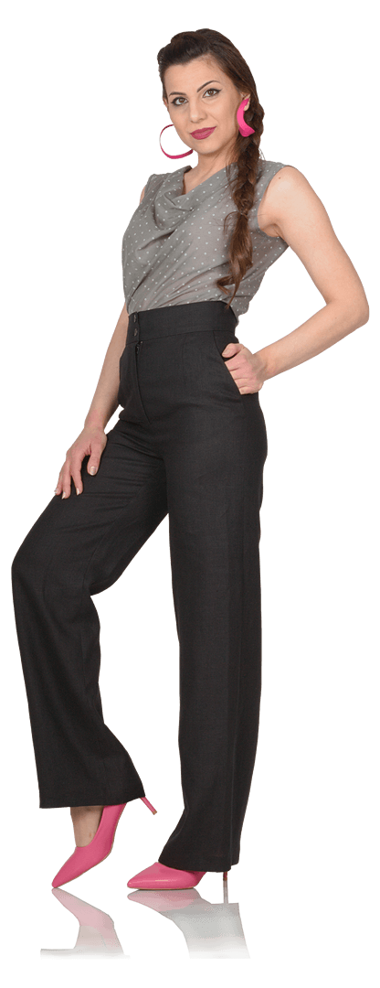 Елегантна блуза и прав панталон