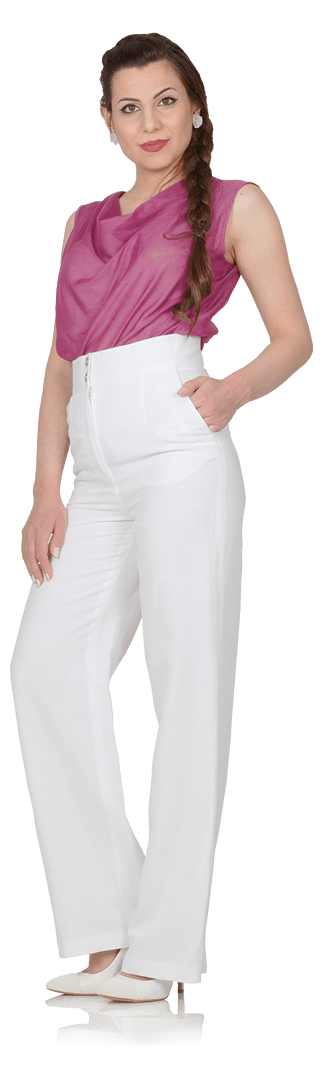 Дамски костюм от блейзър и прав панталон