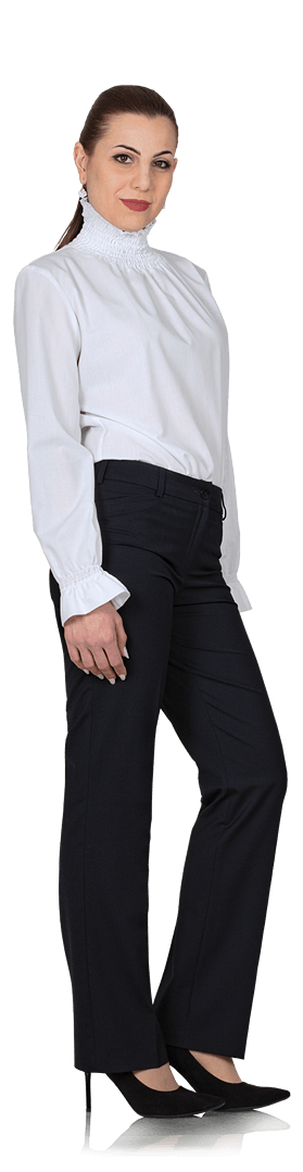 Тъмносин костюм от сако и панталон