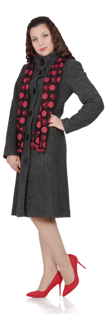 Елегантно зимно палто