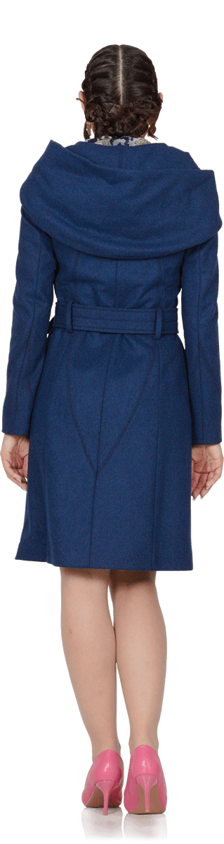 Зимно палто с модерна структура