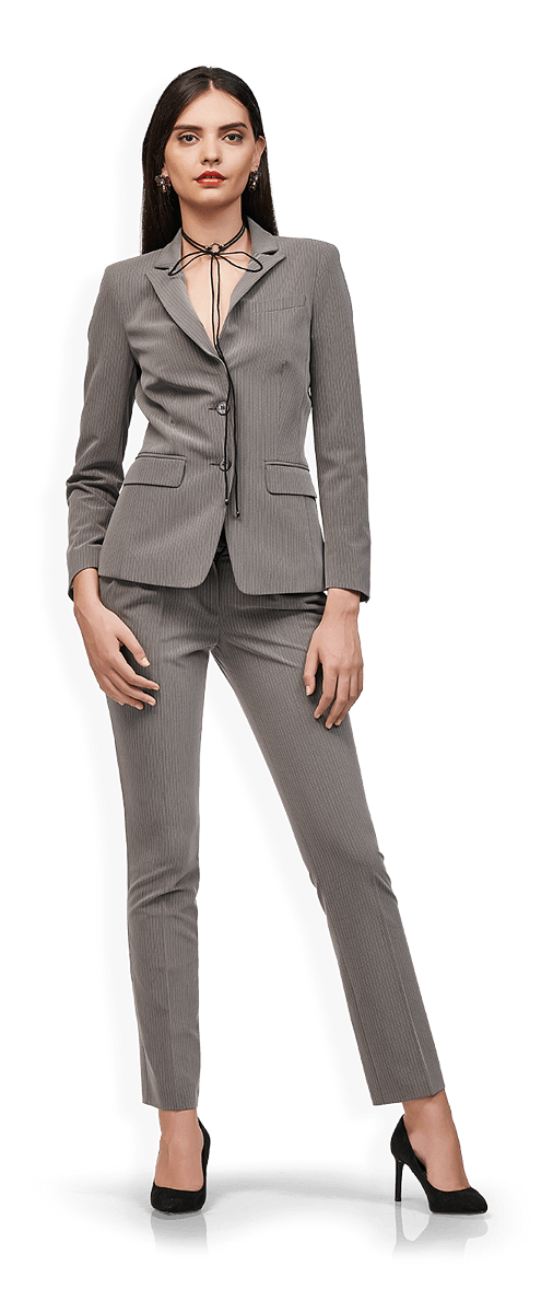 Раиран костюм в сиво