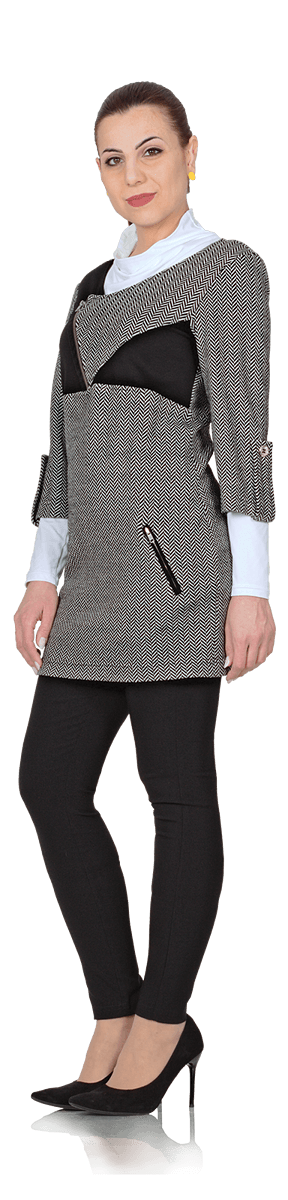 Дамска туника и еластичен клин