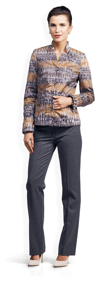 Сако с вата в пастелни цветове