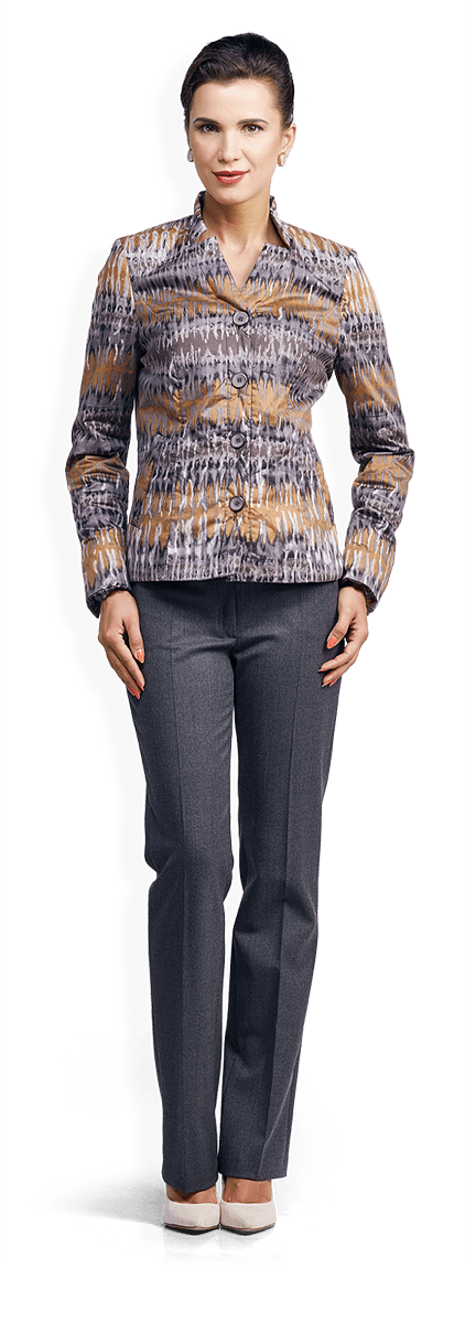 Сако с вата в пастелни цветове