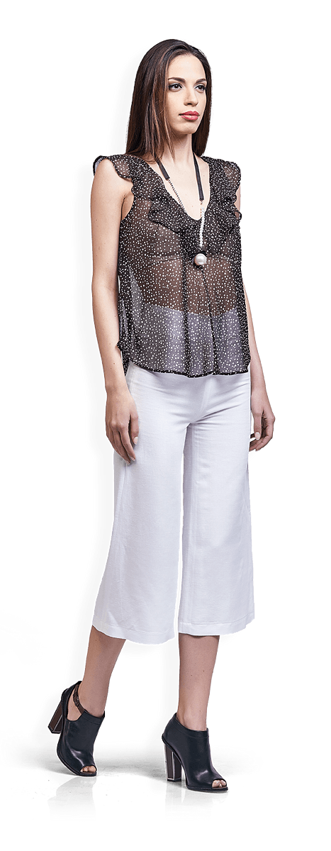 Стилно сако и панталон от лен