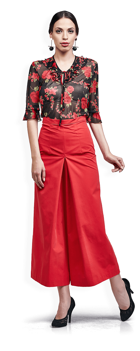 Костюм от сако и 7/8 панталон