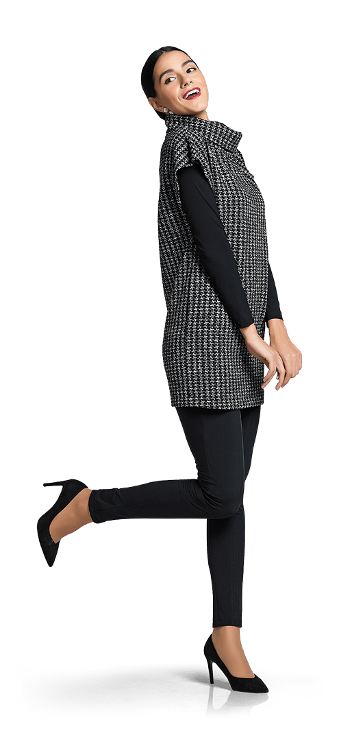 Ефектна туника и клин