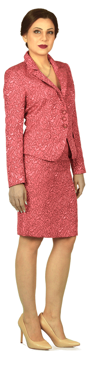 Костюм от сако и пола