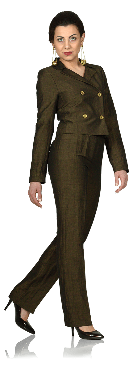 Елегантен червен костюм