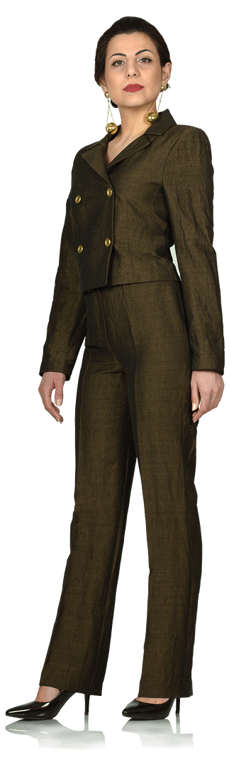 Елегантен червен костюм