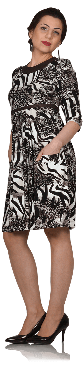 Комфортна ежедневна рокля