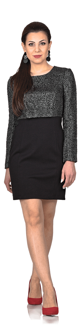 Свободна рокля в две разцветки