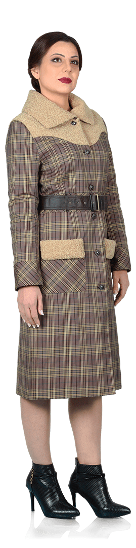 Термо палто с модерни акценти