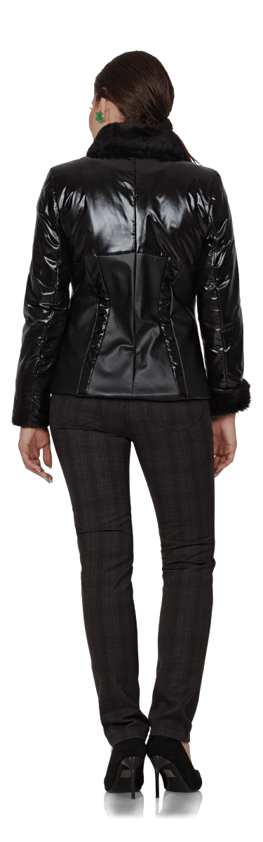 Елегантно яке от екокожа