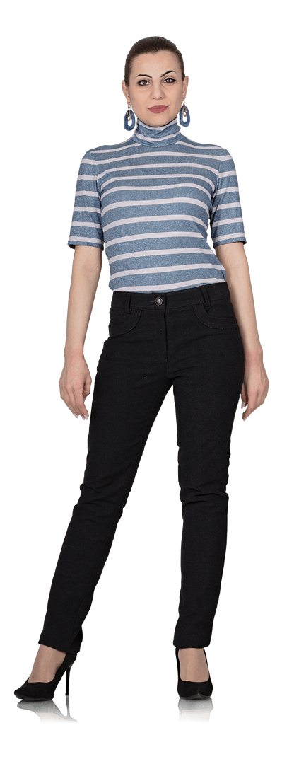 Дамско манто от черен деним