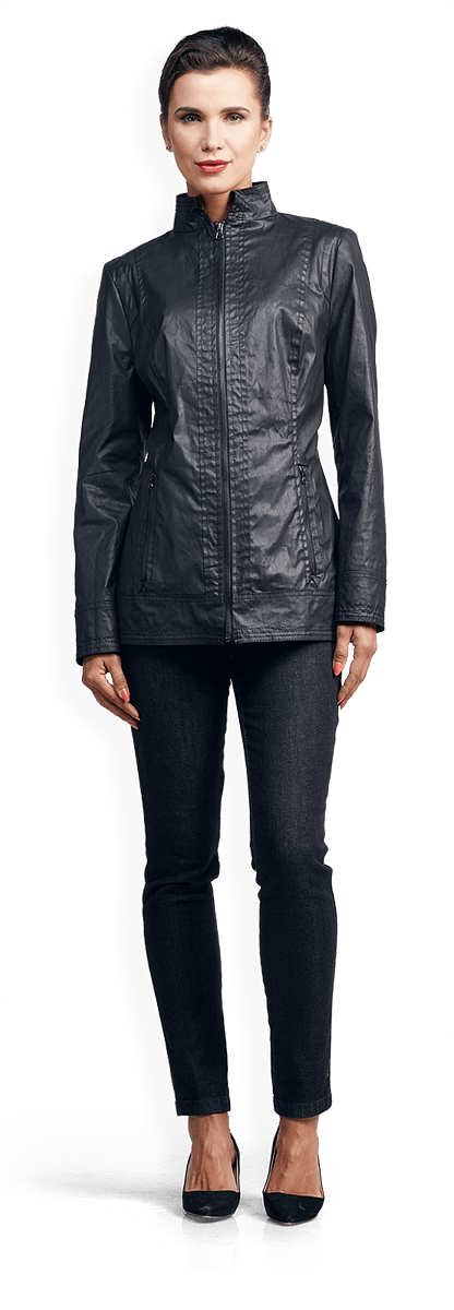 Дамско яке и дънков панталон