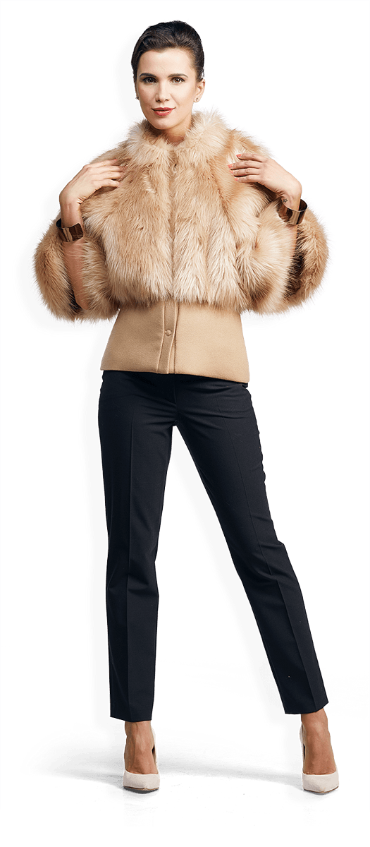 Палто от екокожа в бежово