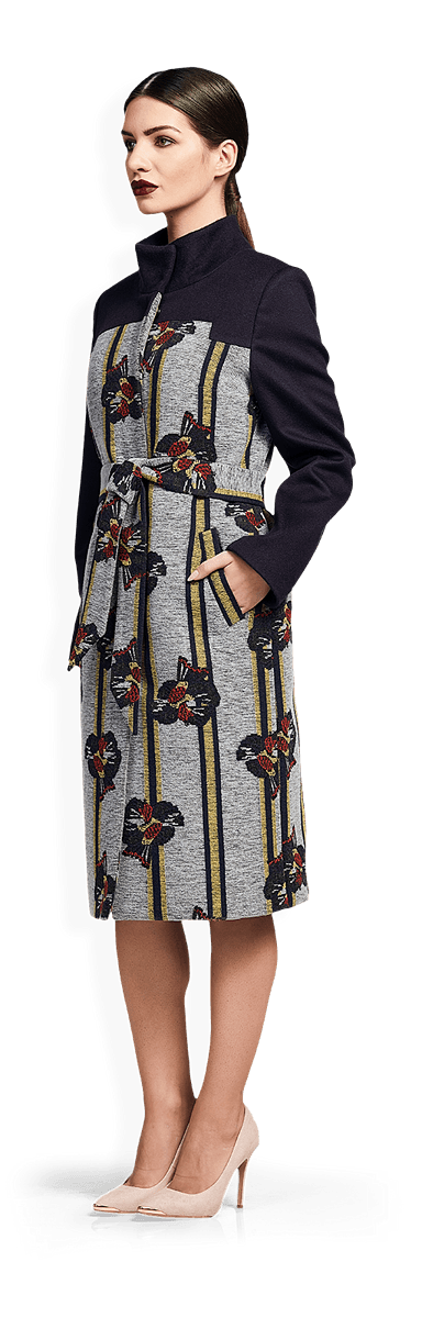 Елегантно палто с вата