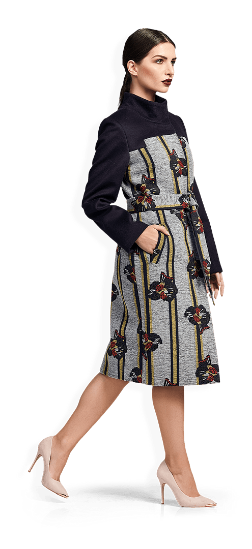 Елегантно палто с вата