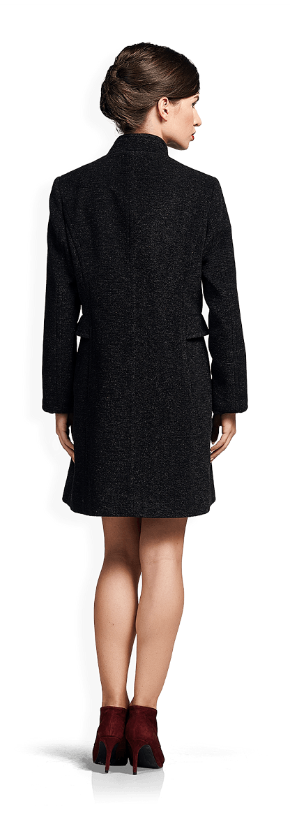 Вълнено палто с класическа линия