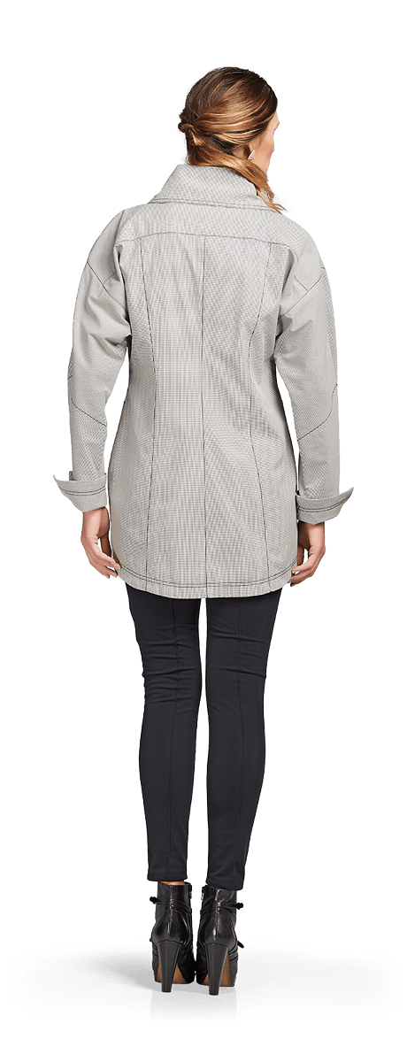 Спортно-елегантно манто в пепит