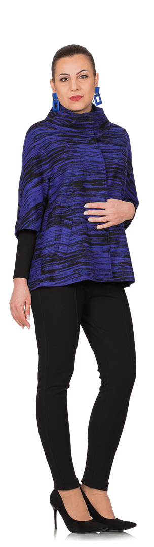 Вълнено болеро в три цвята