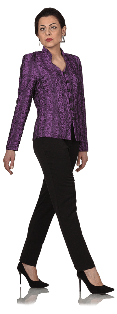 Двуслойно сако и прав панталон