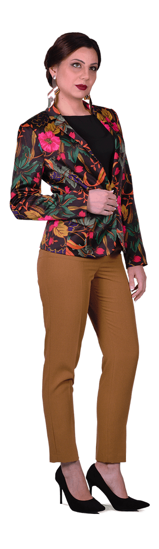 Цветно сако с панталон