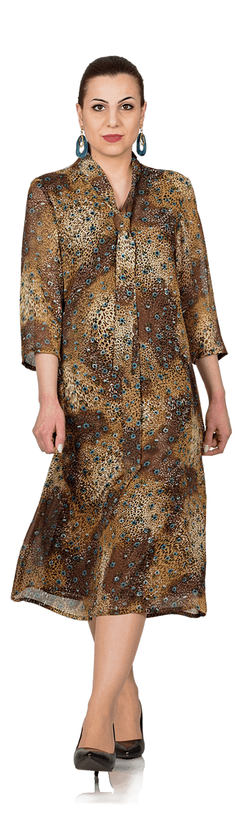 Елегантна рокля от шифон