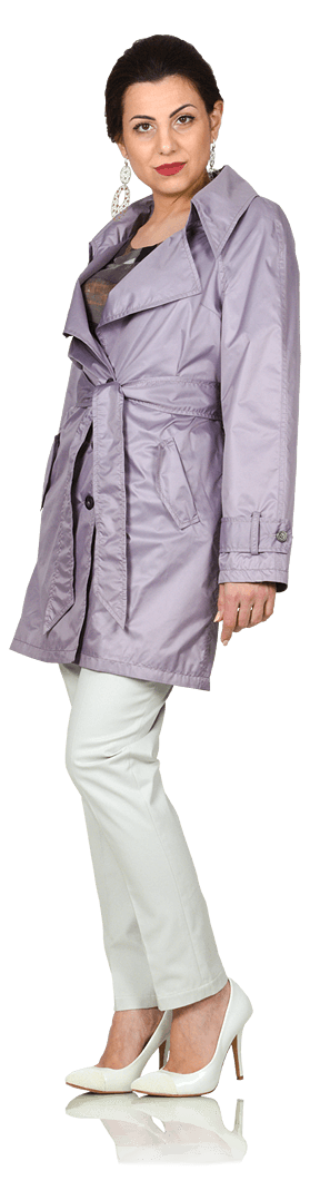 Къс дамски шлифер